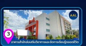 อาคารสำนักส่งเสริมวิชาการและจัดการเรียนรู้ตลอดชีวิต